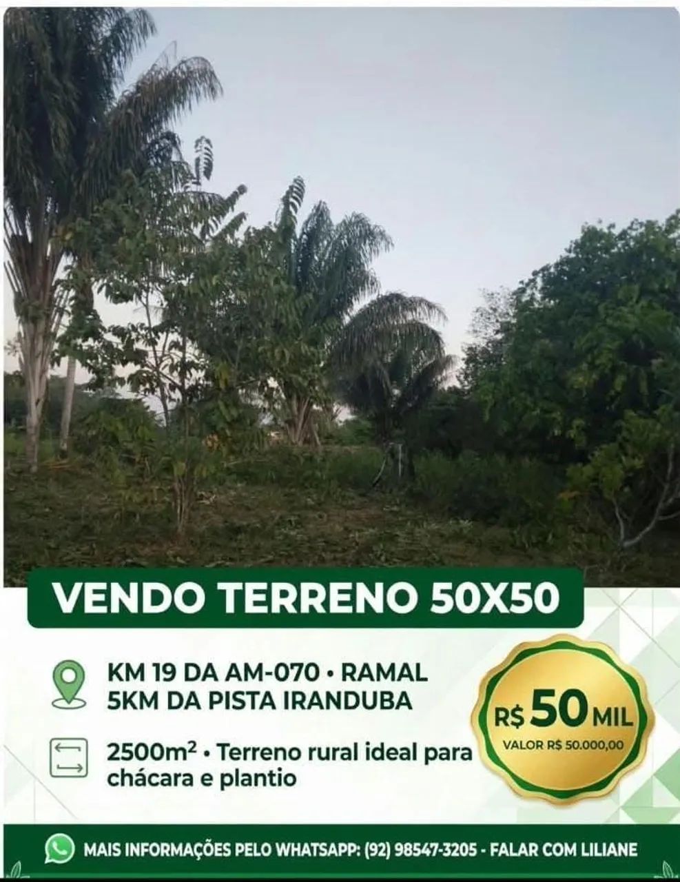 VENDO TERRENO OU TROCO - Foto 5