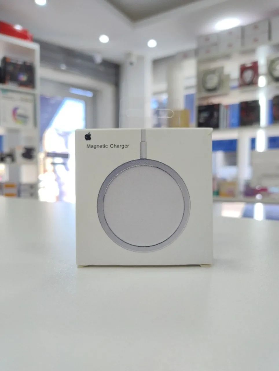 Base Carregador Magnético iPhone 15W Indução