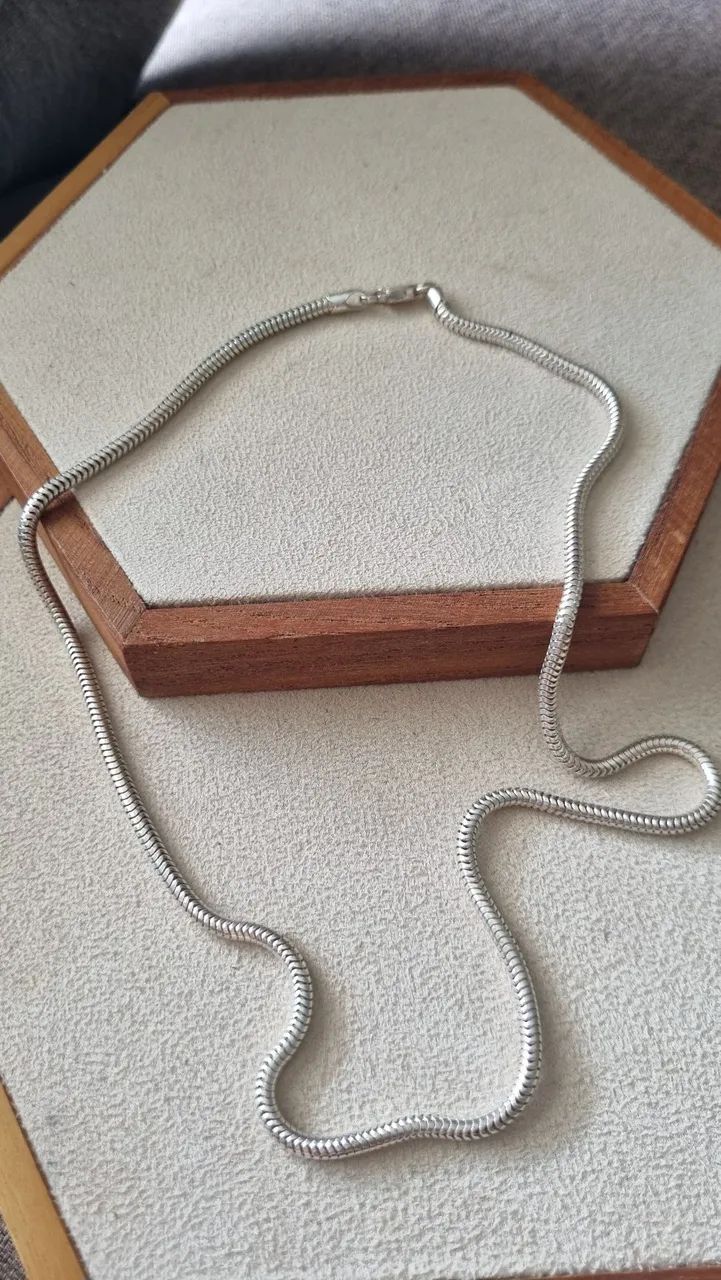 Corrente Snake Prata 925