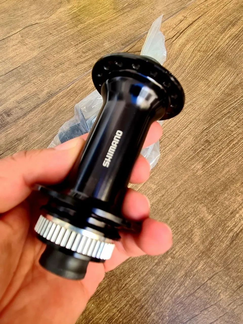 Par de cubos shimano MS 32 furos - Foto 2
