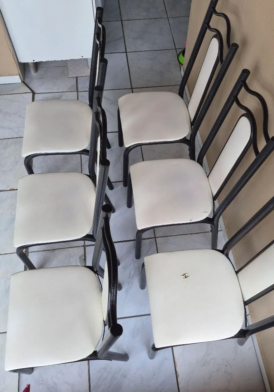 Jogo com 6 cadeiras de jantar - Foto 5