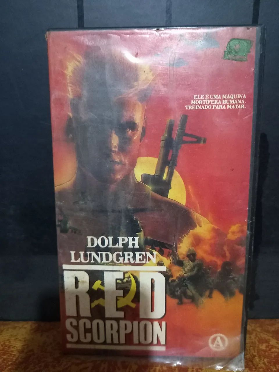 Fita VHS Filme Red Scorpion Leg.