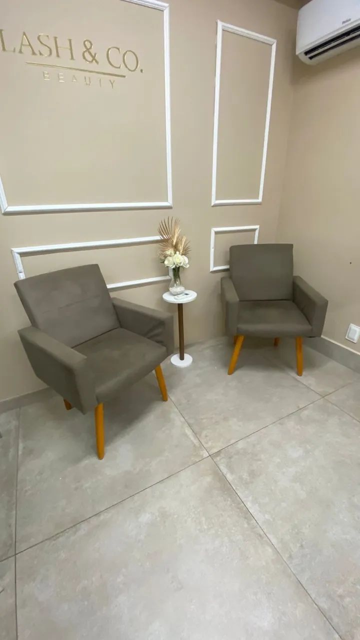 Poltronas cor Capuccino 