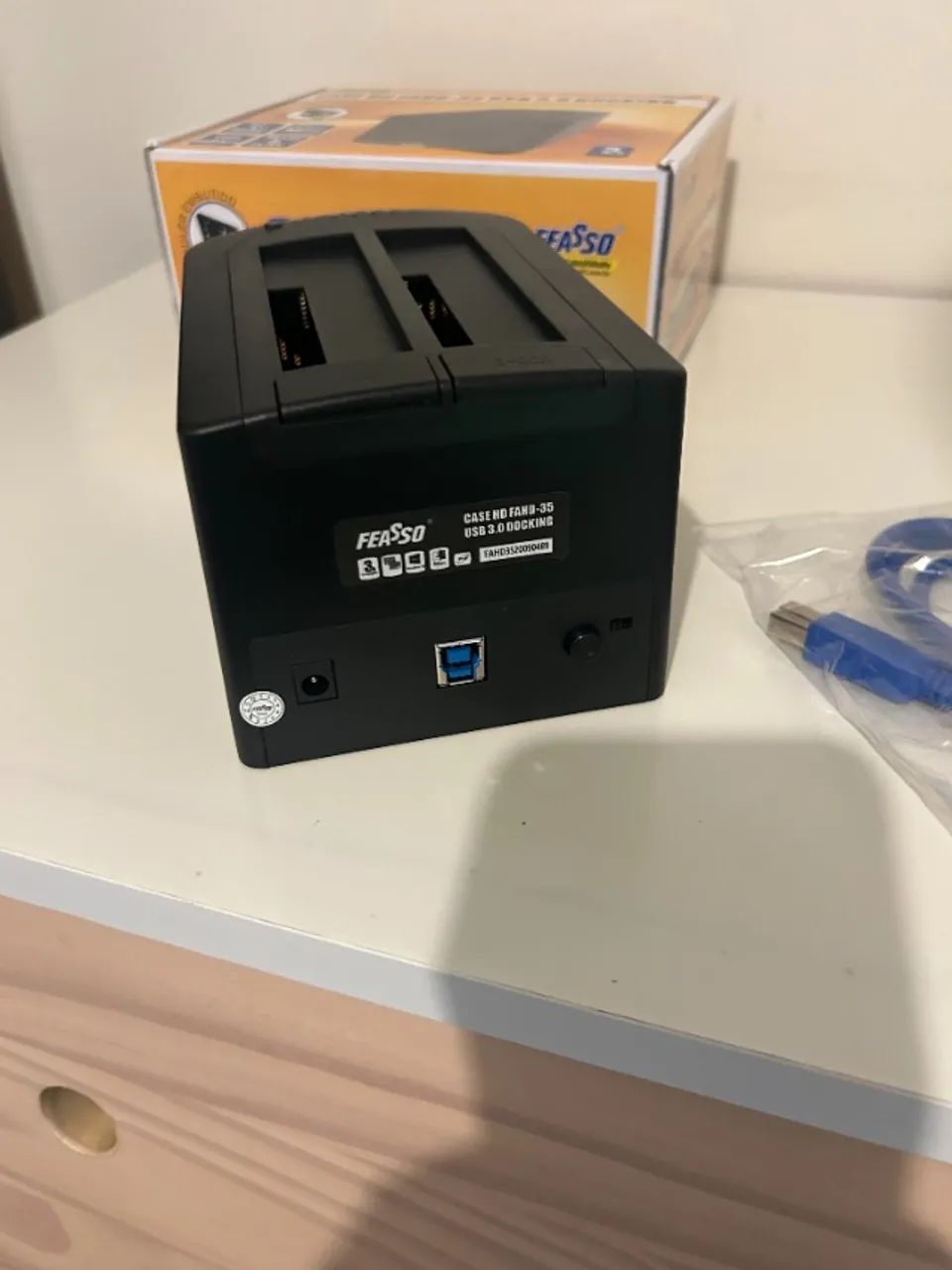 Doca USB 3.0 - 2.5 e 3.5 - Duplo - USB 3.0 - Com função Clone - Foto 3