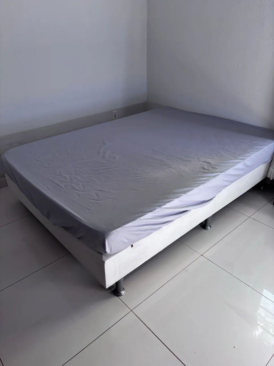 Cama box + colchão casal