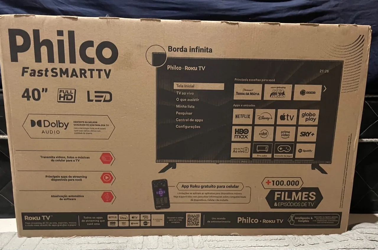 Tv smart Philco 40 polegadas na caixa lacrada - Foto 2