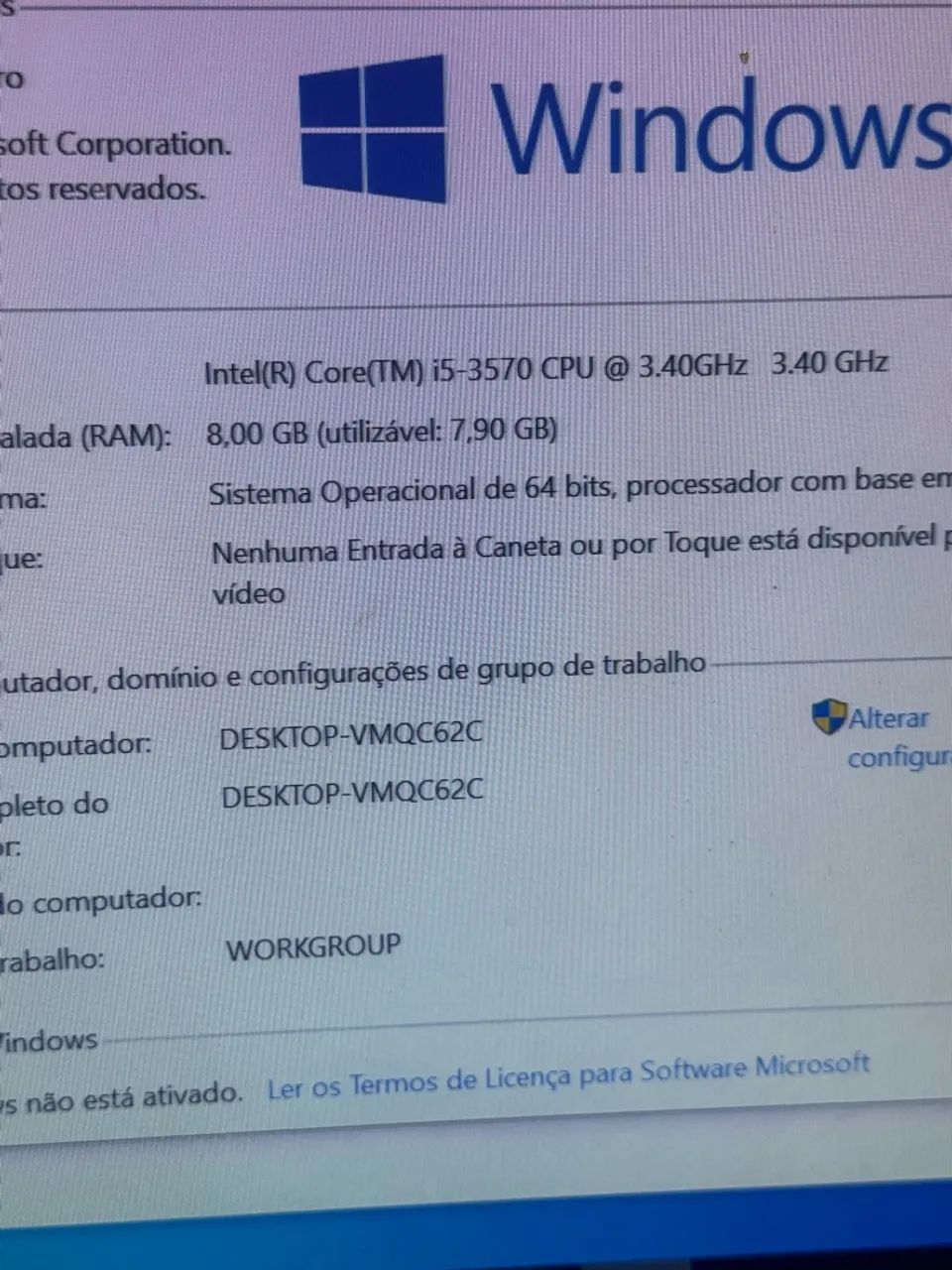 CPU core i5 terceira geração 8gigas $350 - Foto 5