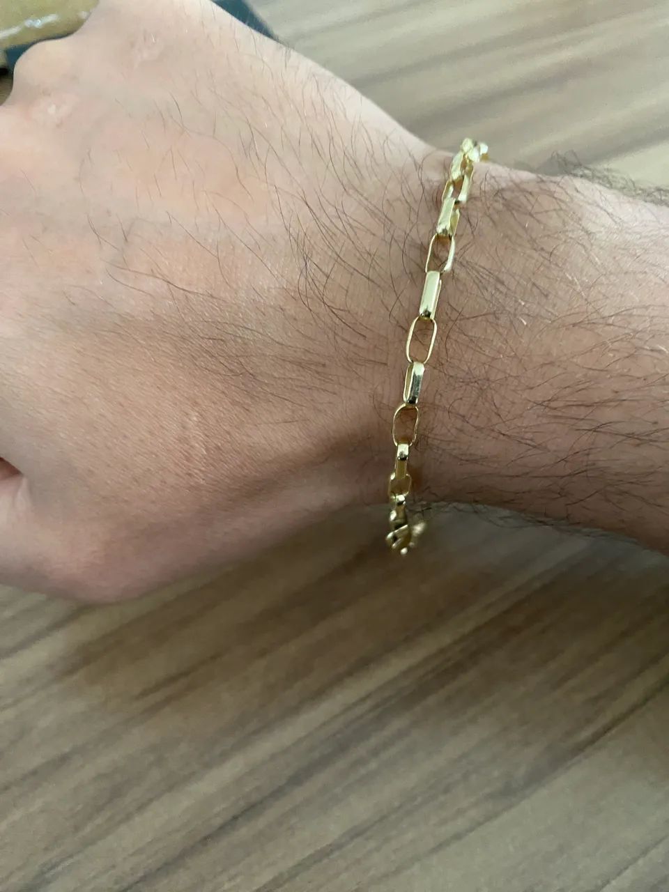 Pulseira ouro 18k maciça  - Foto 3