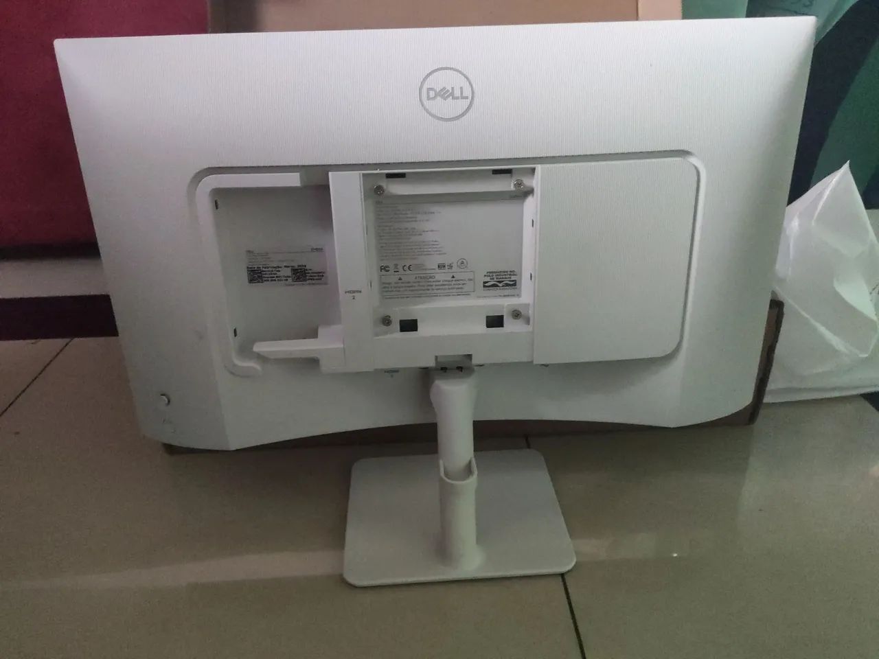 Monitor Dell S2425h 100Hz branco quase novo - Foto 3
