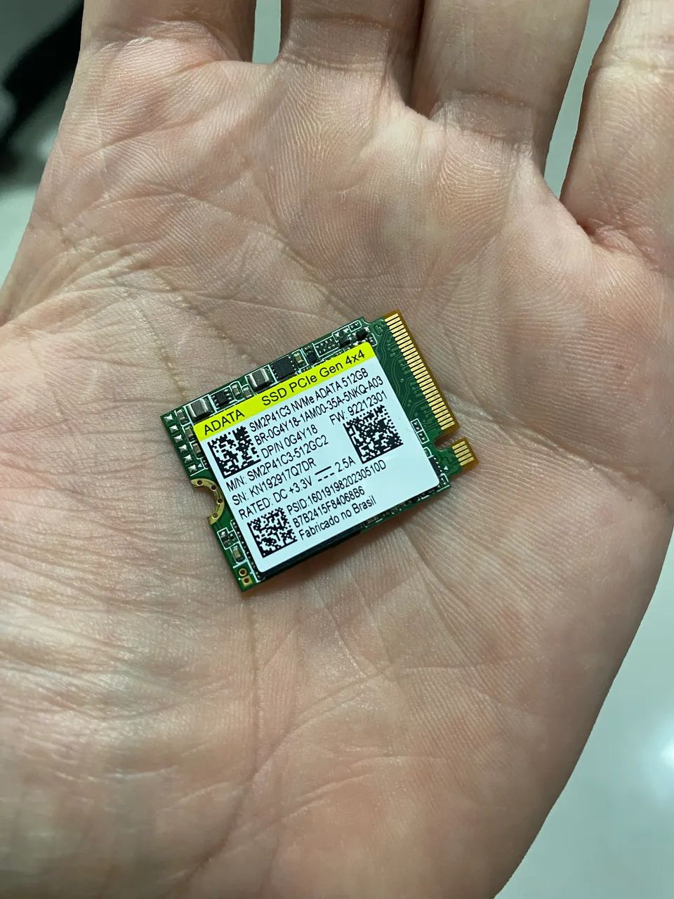 Nvme ADATA Mini de 512Gb