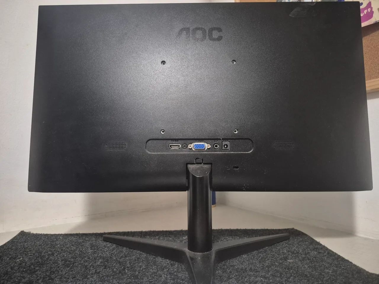 Monitor AOC Full HD LED - Bordas Ultrafinas (Excelente Estado) 24 polegadas - Foto 2
