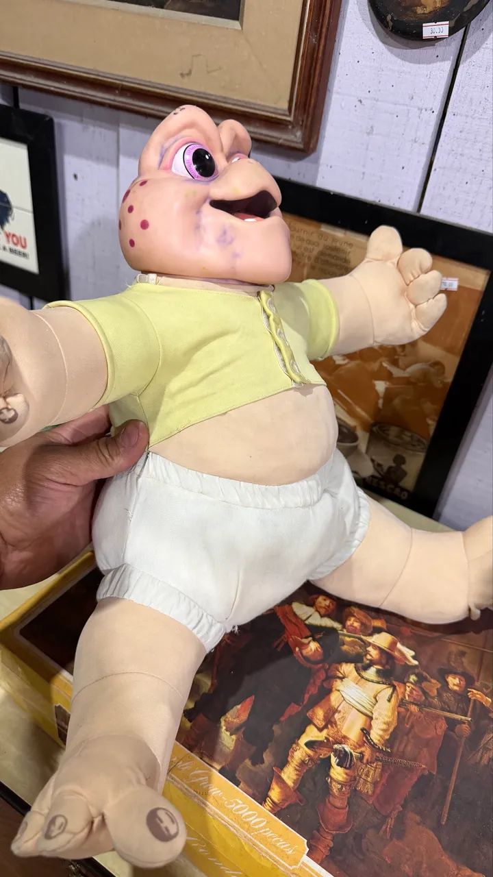 Boneco antigo baby dinossauro  - Foto 2