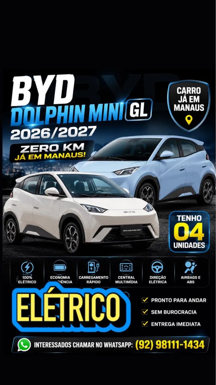 BYD Dolphin Mini (Elétrico) 2027