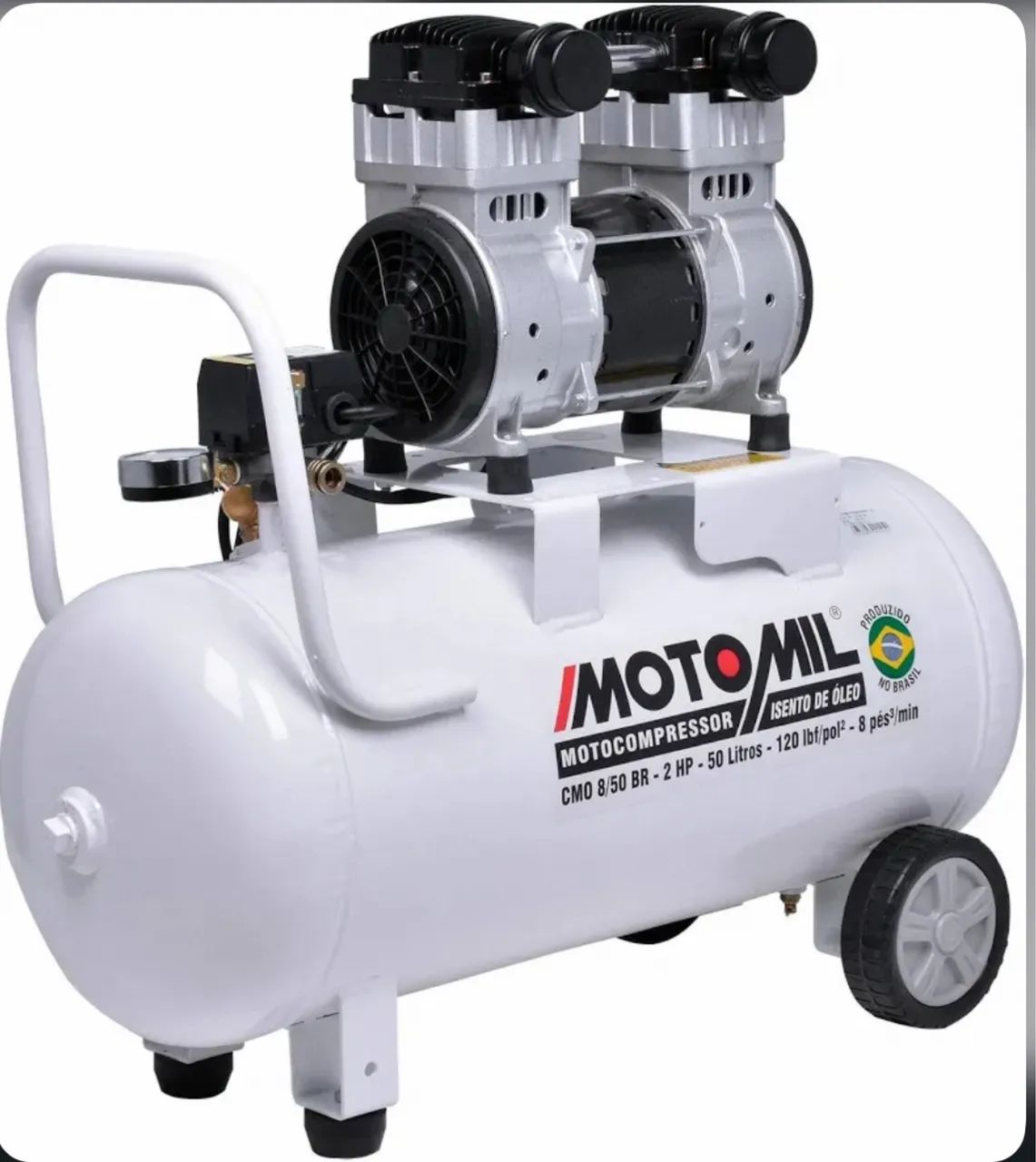 Compressor de Ar Odontológico Motomil CMO-8/50BR - 220V