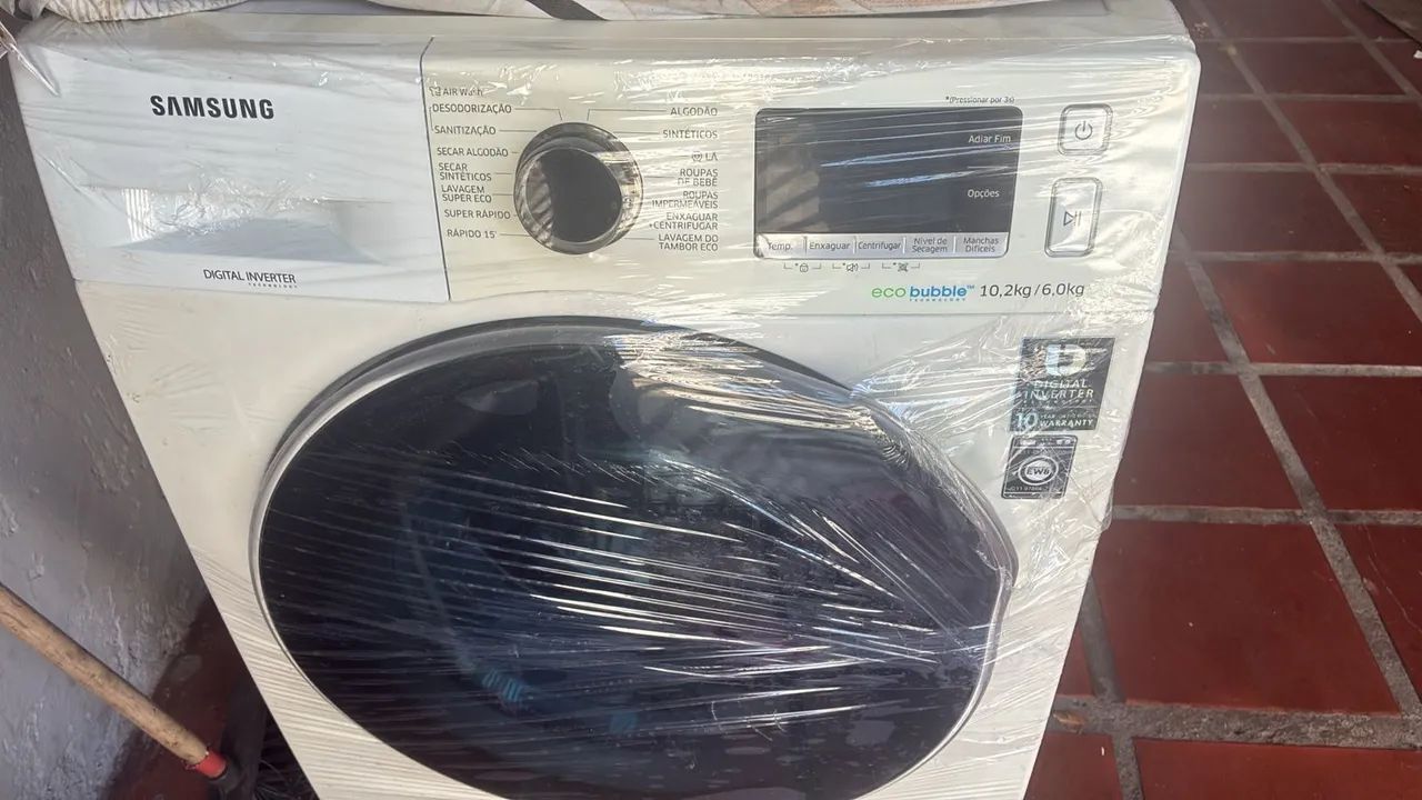 Lava e seca Samsung ecobubble 10kg - Foto 3