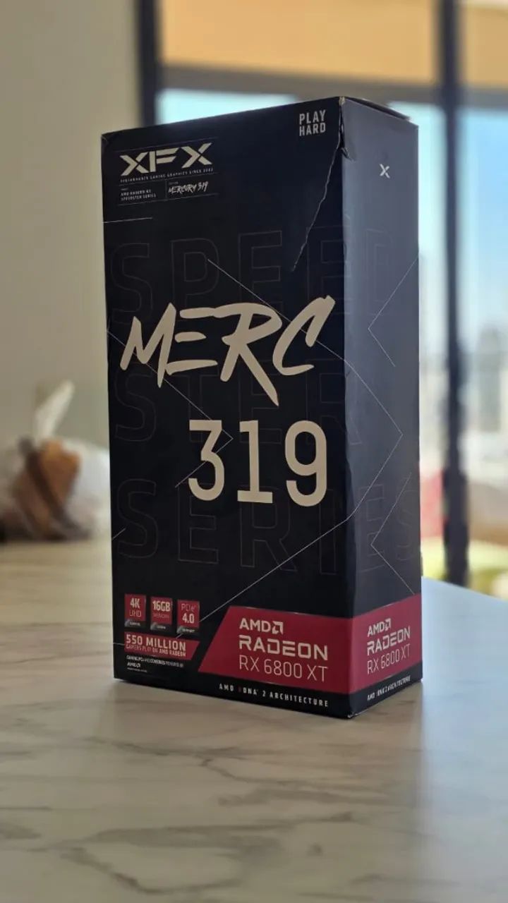 Placa de Vídeo AMD Radeon 6800XT Merc Usada - Foto 2