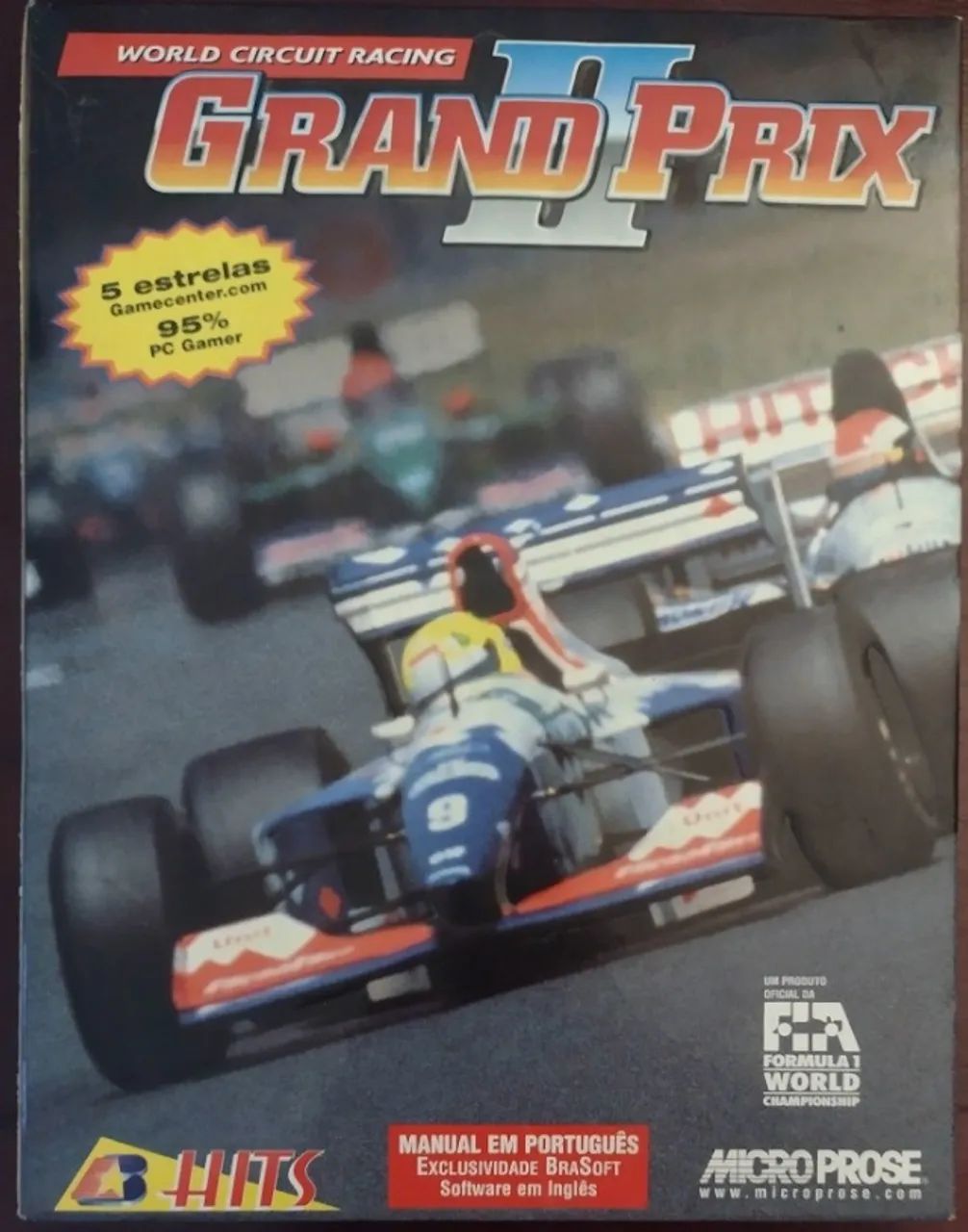 Jogo Grand Prix 2 - Para Pc - MIcroprose - Brasoft - 2000