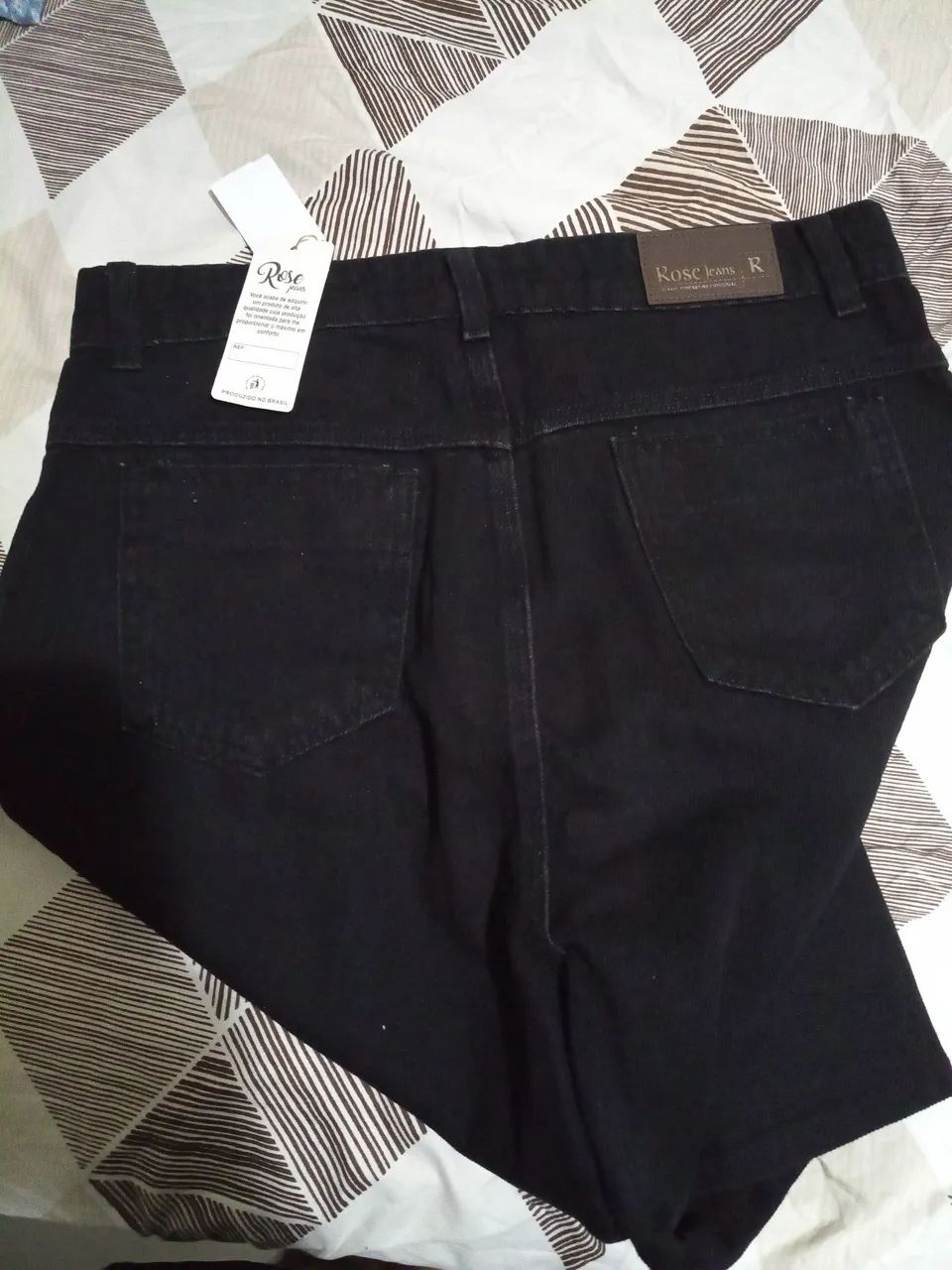Calça jeans preta  - Foto 3
