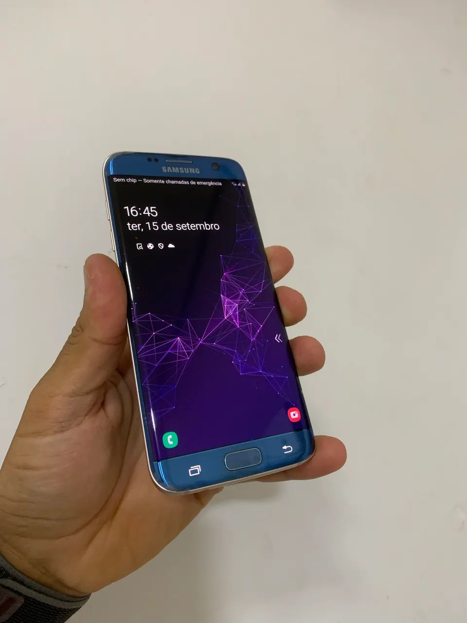 S7 Edge Impecável, para colecionador.