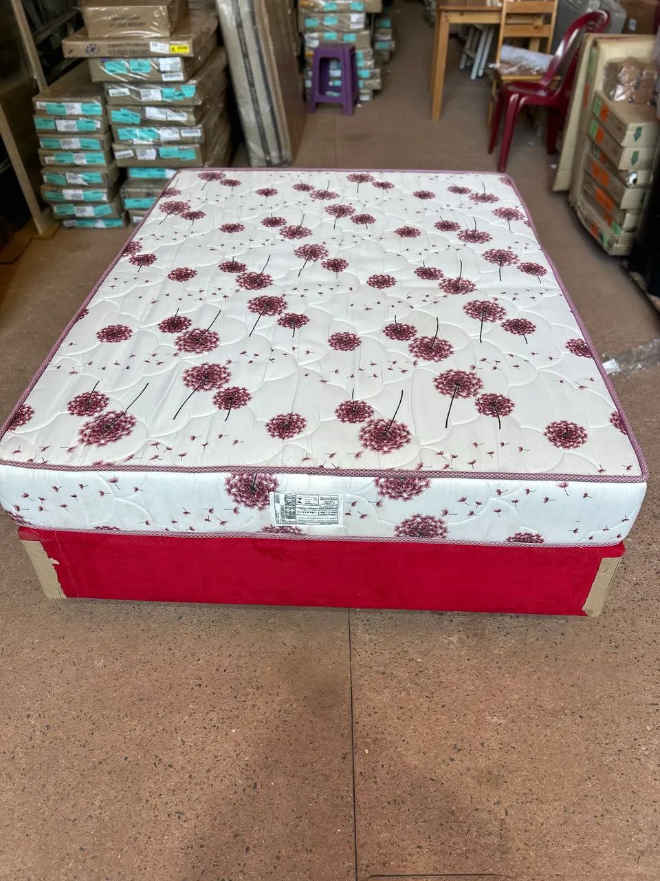 Cama padrão colchão de espuma mas base  - Foto 4
