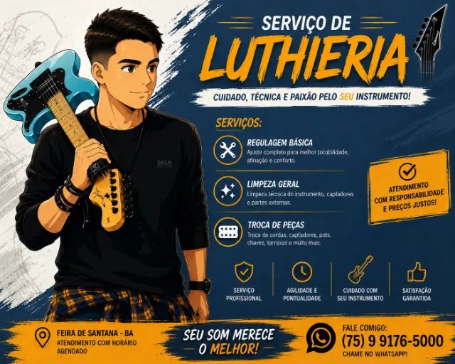 Serviços de Luthieria - FEIRA DE SANTANA ?
