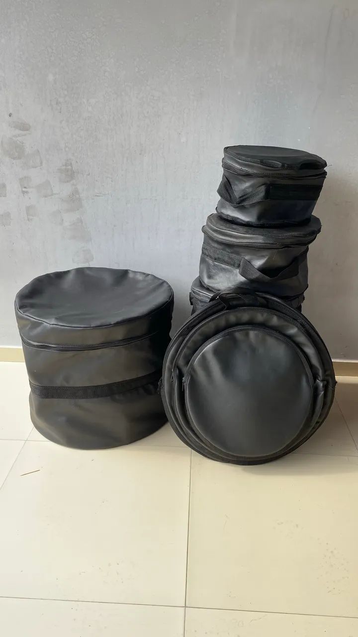 BAGS DE COURO PARA TAMBORES - BATERIA - Foto 3