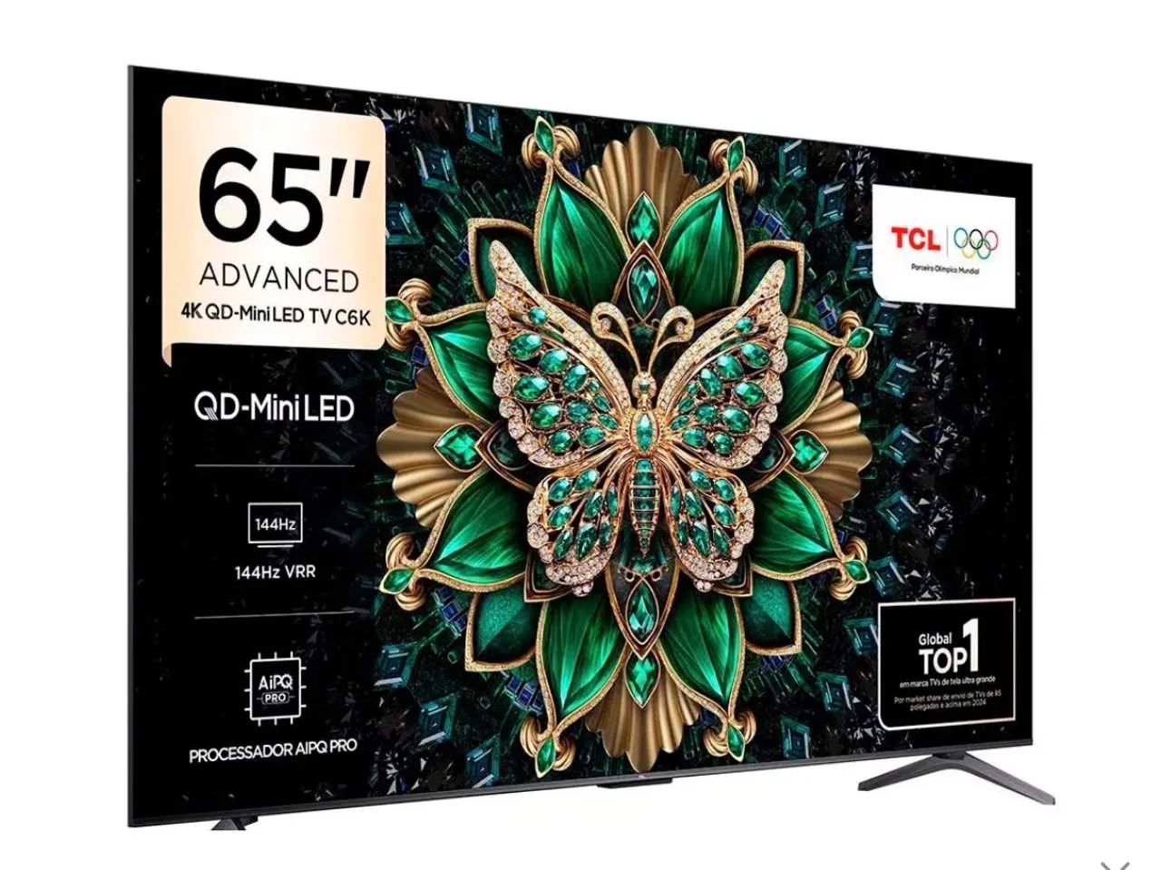 Tv TCL 65 na caixa Qd-Mini Led