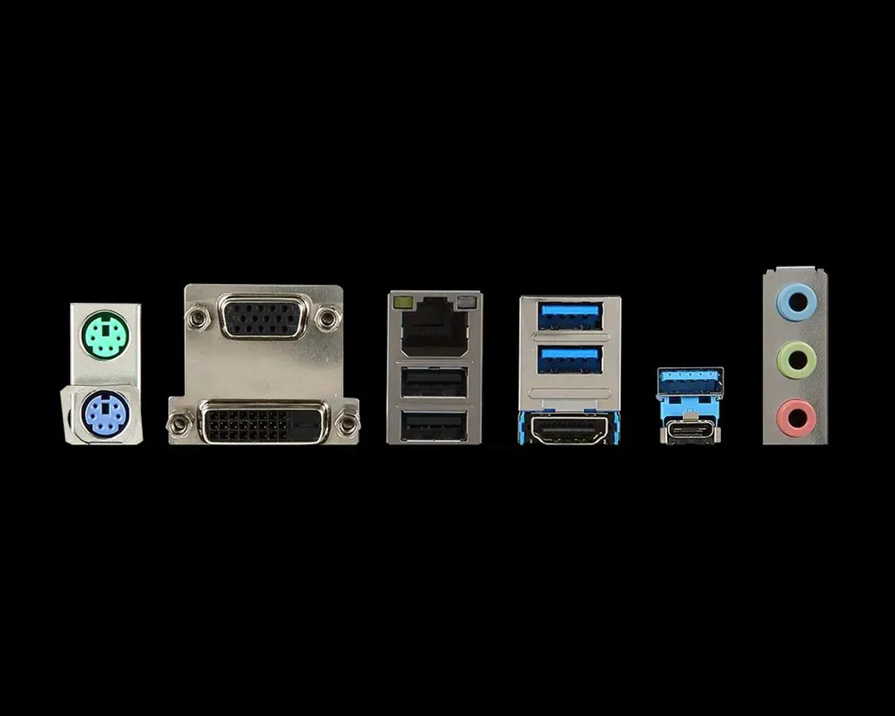 Kit placa mãe MSI b250m pro vdh + i7-7700 com 8 gb  - Foto 3