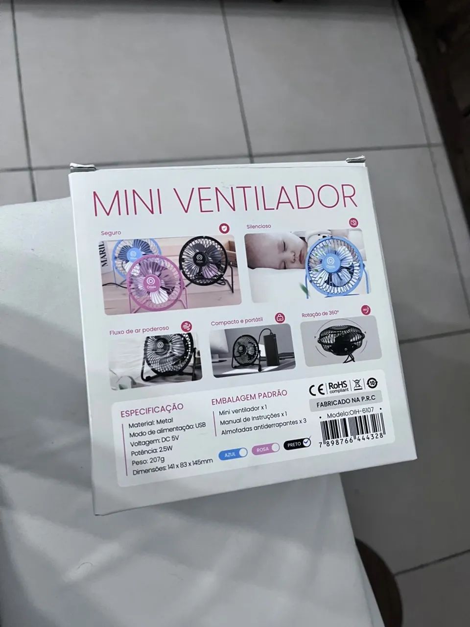 Mini ventilador novo  - Foto 2