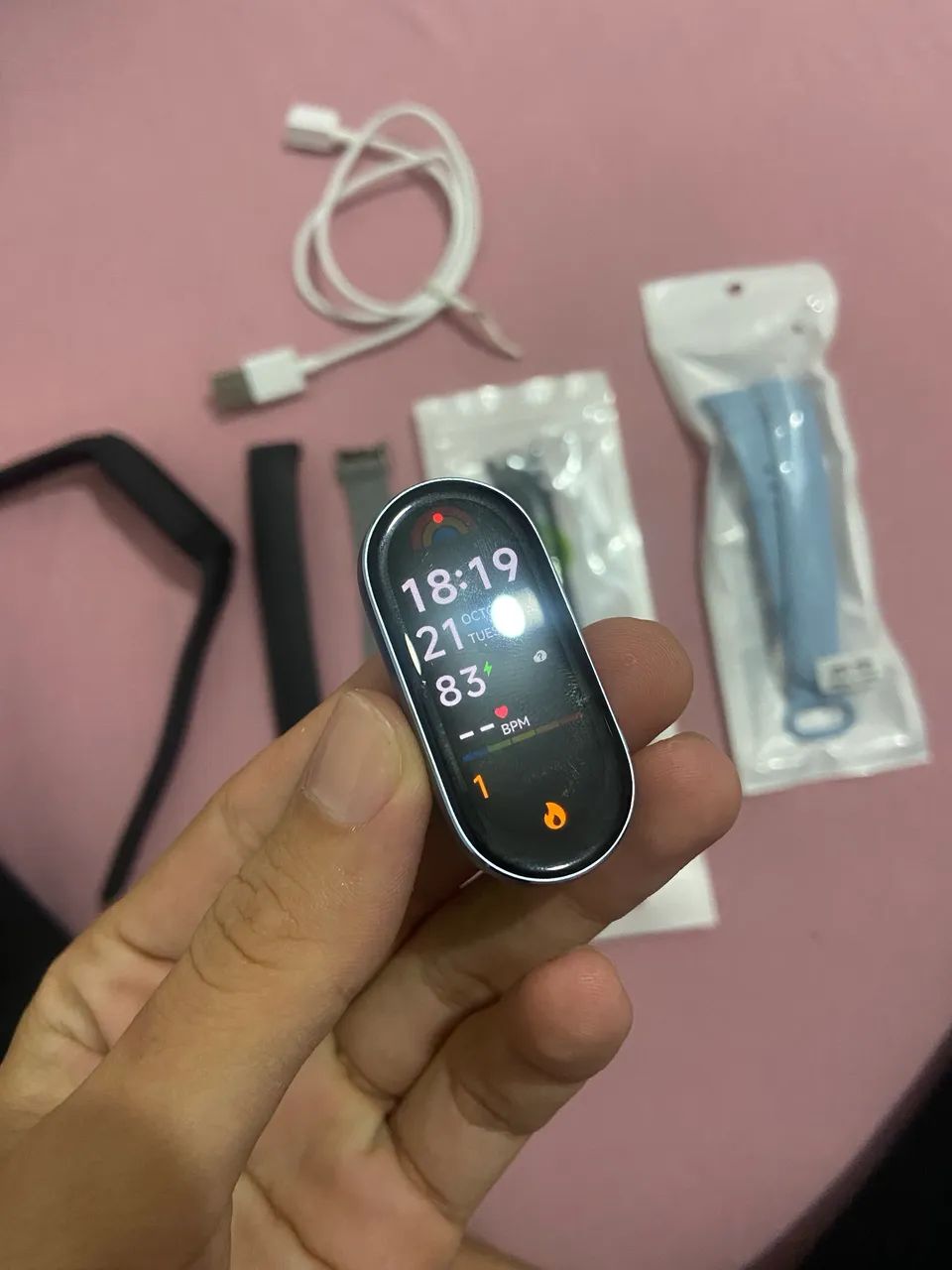 Smartwatch Mi Band 9 + pulseiras e capa