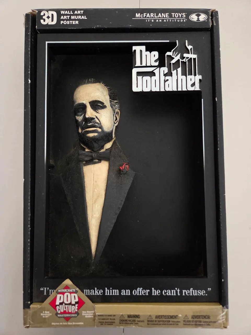 Quadro 3d Poderoso Chefão