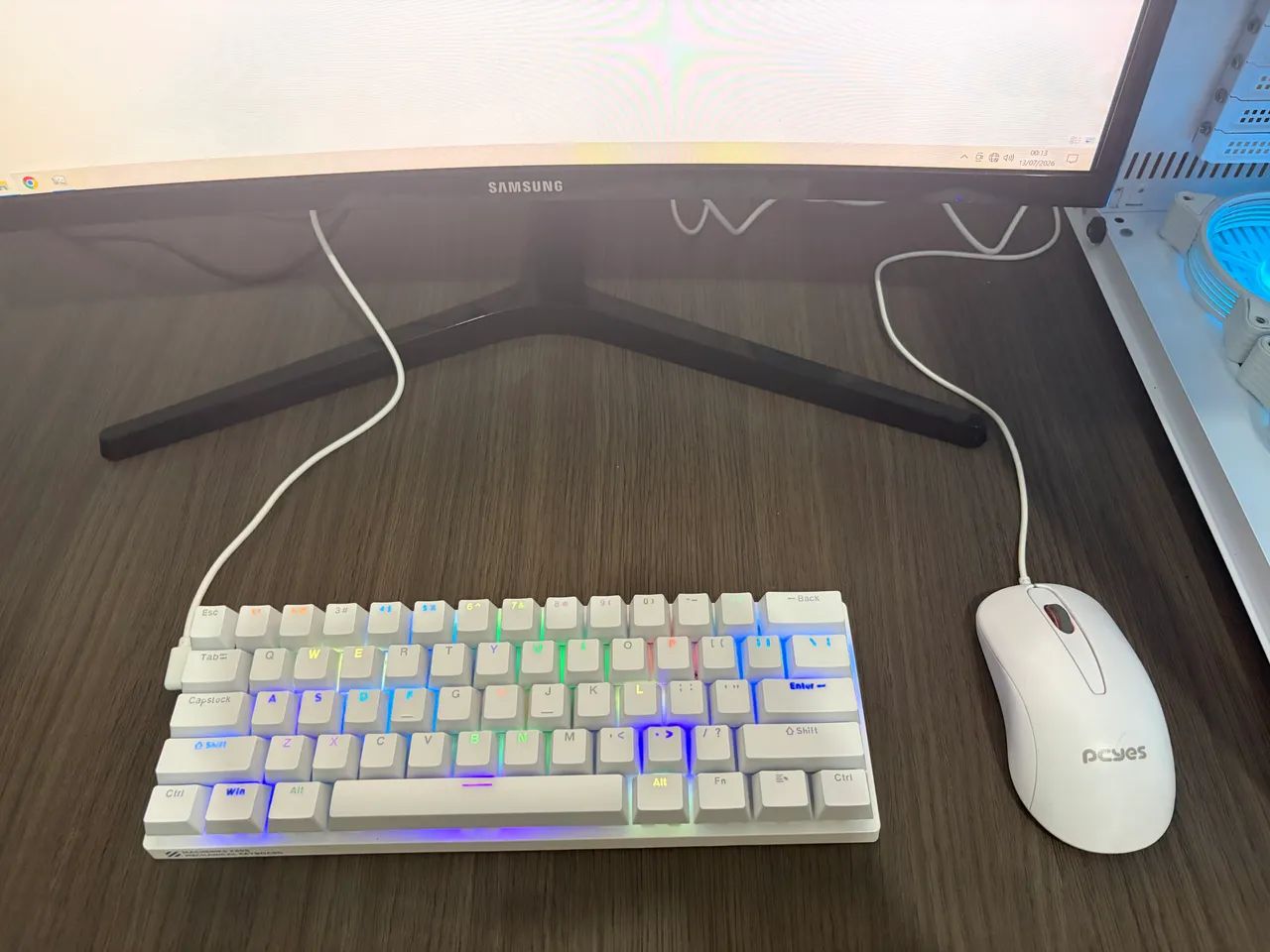Pc Gamer Ryzen 5 Full Branco - Foto 4