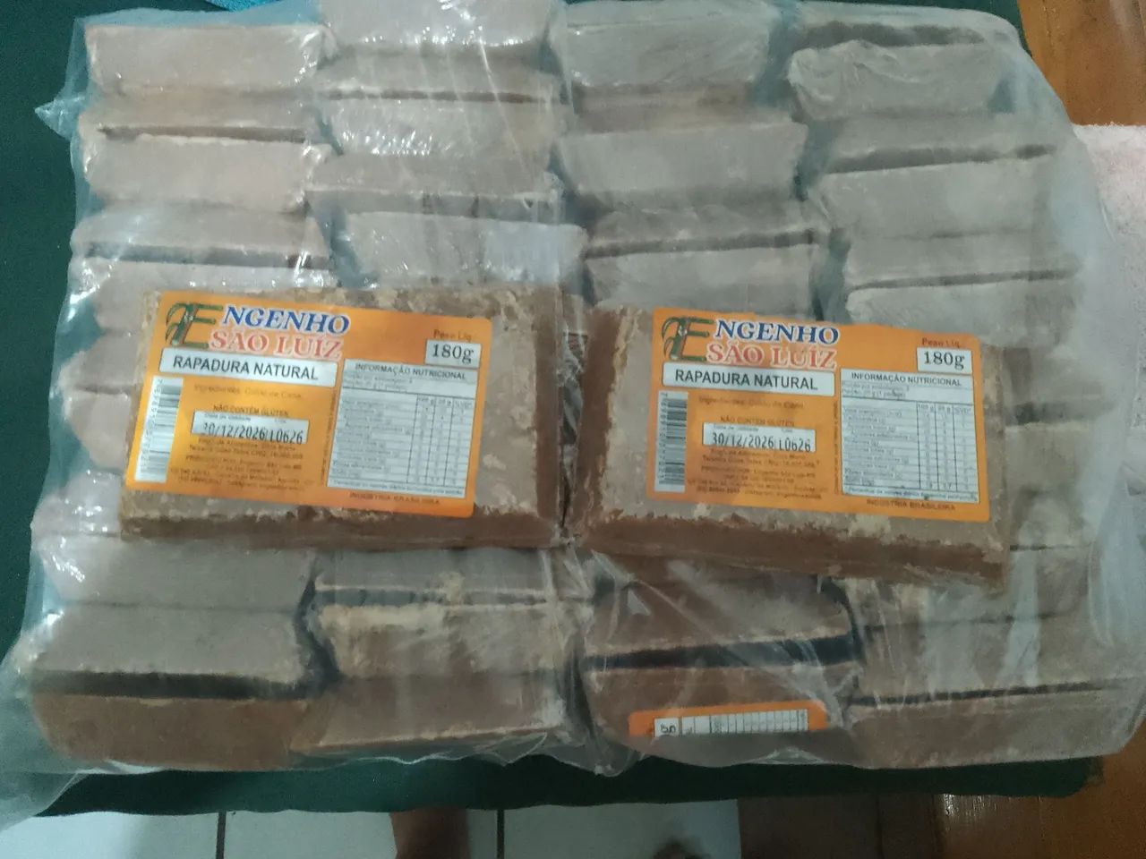 Rapadura natural pura 180gr - Foto 2