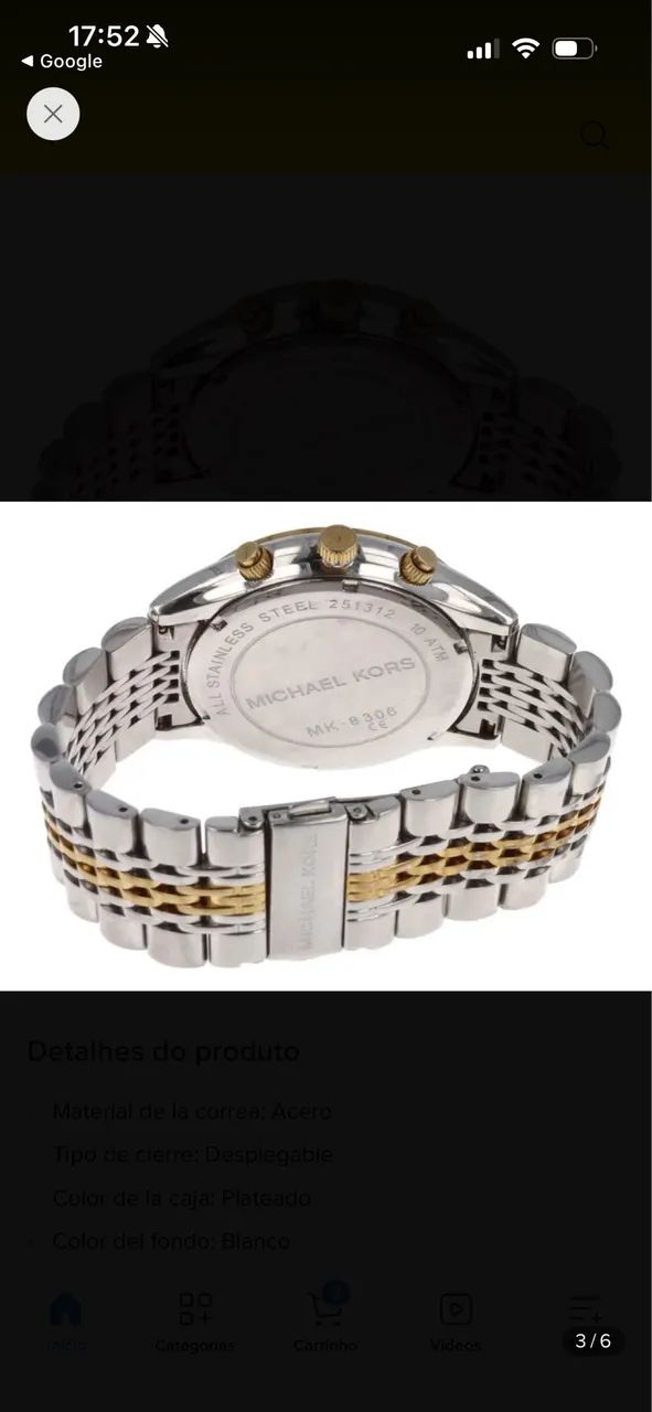 Rel ógio Michael Kors mk 8306 - Foto 2