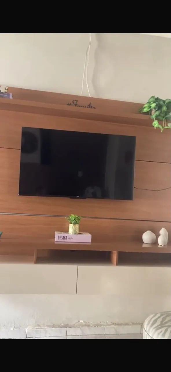 Painel de TV com Rack e Prateleira - Foto 2