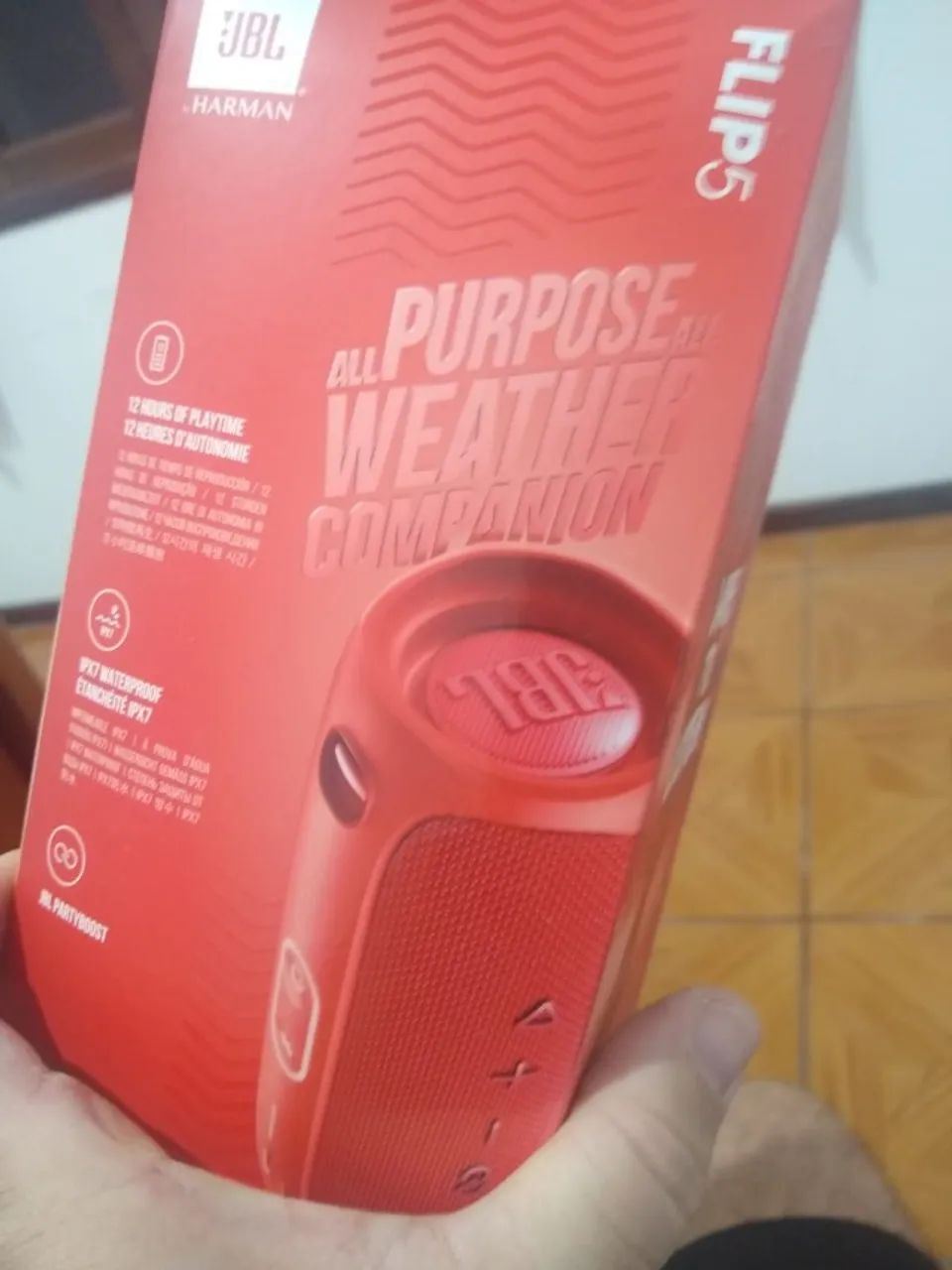 jbl flip 5 vermelha original com caixa - Foto 2