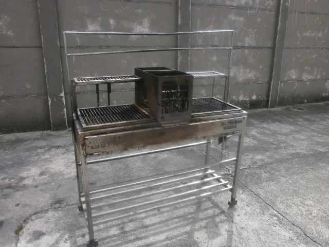 churrasqueira - parrilla -  com carrinho com rodas - Foto 3