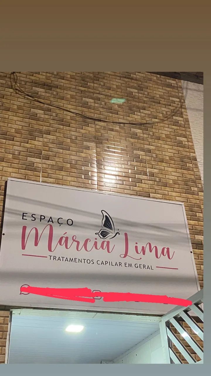 Placa em acm