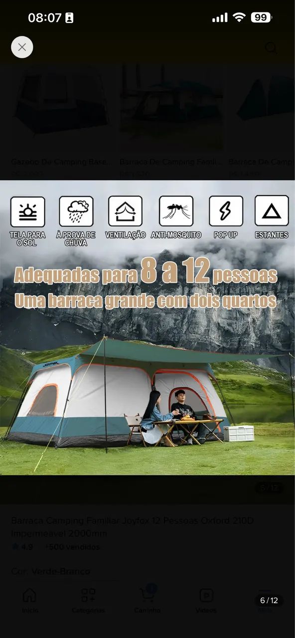Barraca Joy fox grande 
