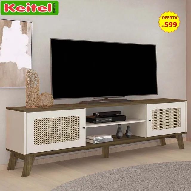Rack p/ Tv Charlotte Pinho Off White