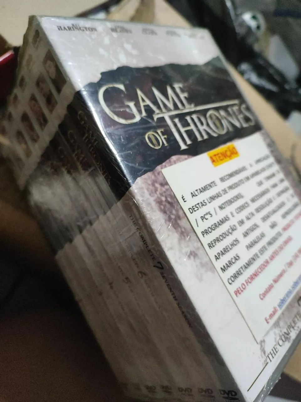 Box DVD Game of Thrones - 1 a 7 temporadas