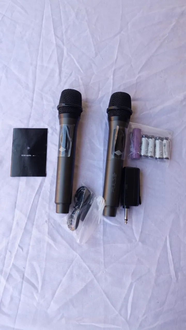Pulse Pro Dupla de Microfones Sem Fio UHF NOVO (Open Box) - Foto 4