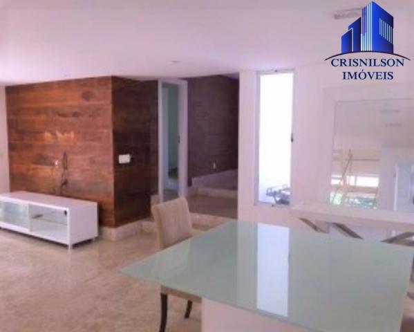 Casa à venda condomínio alphaville i salvador, decorada, 4 suítes, r$ 2.500.000,00, piscin - Foto 12