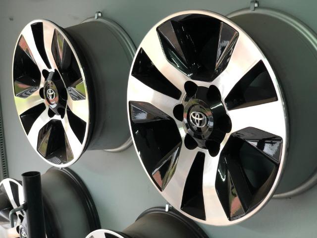 Rodas Aro 17 Toyota Hilux Original SRV Black Diamond - Foto 2
