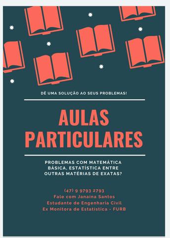 Aulas de Matemática básica e Estatística