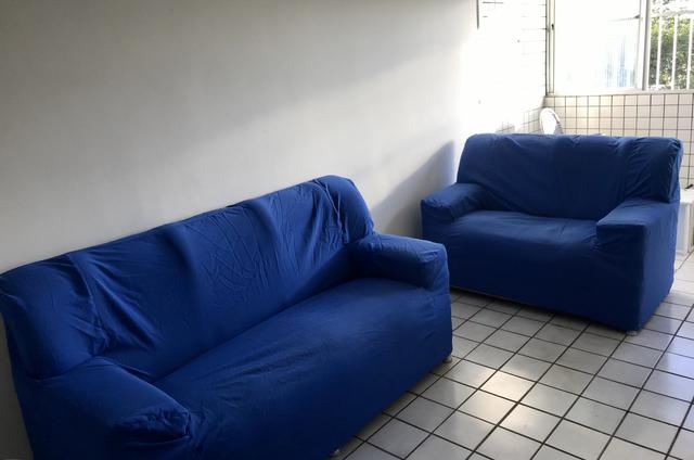 Conjunto de Sofá elegantes de madeira alta qualidade - Foto 3