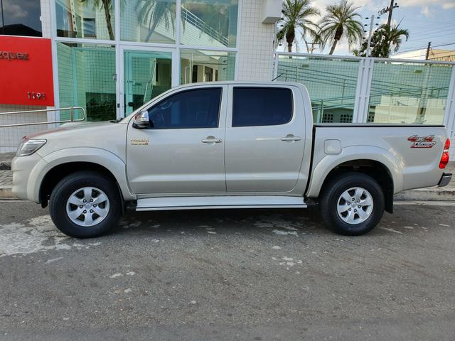 Vendo hilux cd 4x4 srv td 3.0, bege, 2012/2012, 98.500 km, impecável. R$102.000,00 - Foto 5