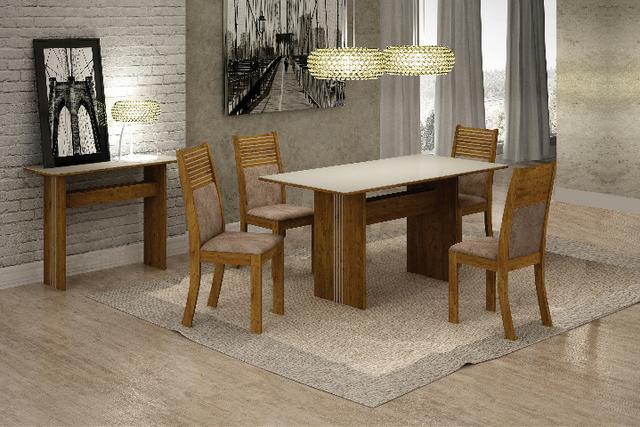 Mesa Florença 4 cadeiras Havai Leifer #evkflorenca 