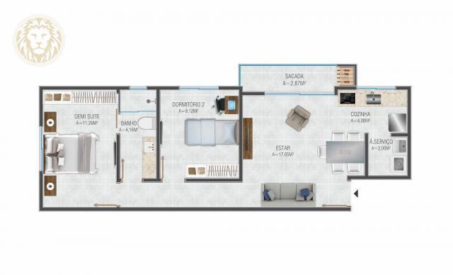 Apartamento com 1 dormitório à venda, 59 m² por R$ 275.000 - Ribeirão da Ilha - Florianópo - Foto 7