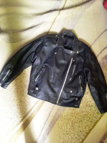 jaqueta de couro usada olx